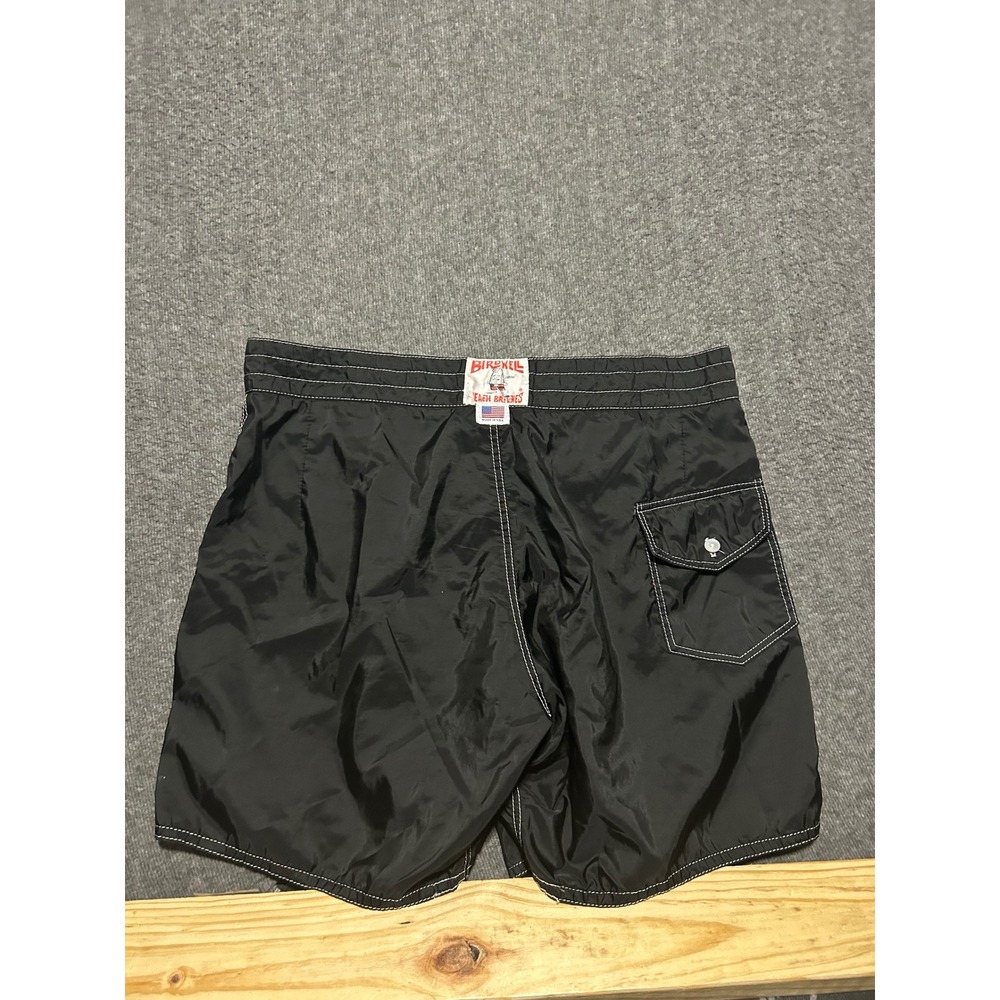 Birdwell beach britches boaRdshorts mens black made in usa fit 38 no tag size